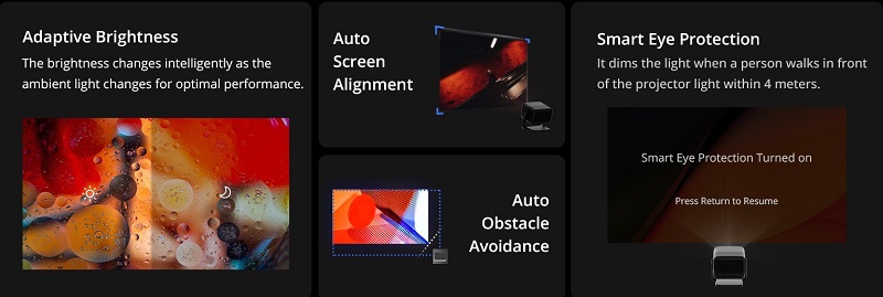 máy chiếu n1 ultra 4k lấy nét tự động