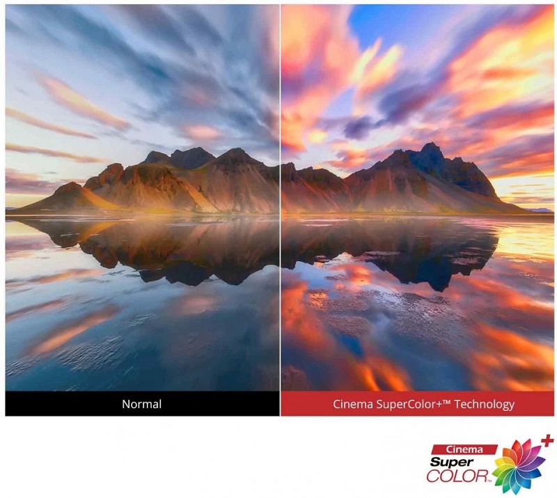 máy chiếu viewsonic m2w với hình ảnh tươi sáng, chân thực