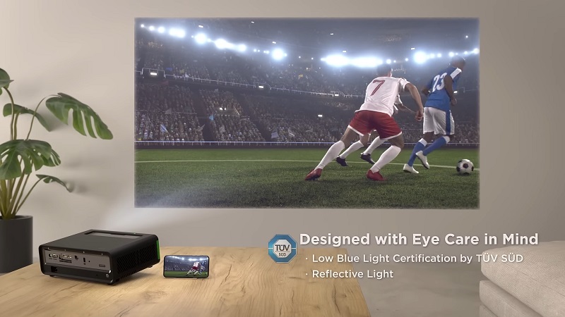 máy chiếu viewsonic x1-4k kết nối linh hoạt