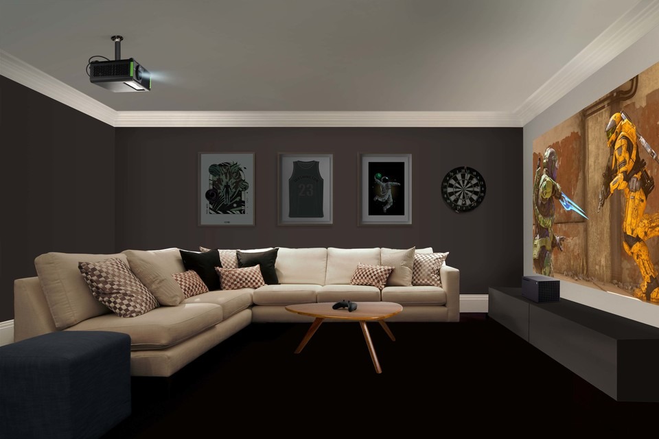 máy chiếu viewsonic x1-4k thiết lập linh hoạt