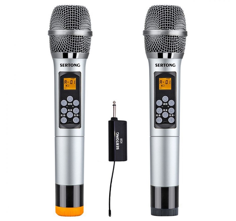 micro karaoke serton k58 dễ dàng điều chỉnh kết nối