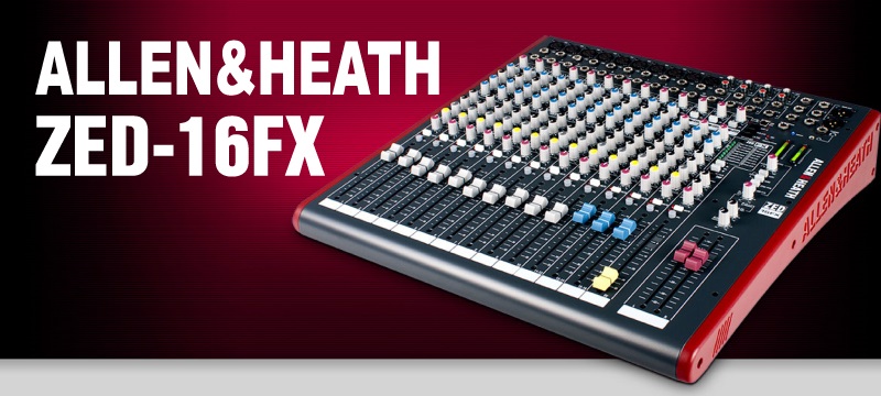 mixer allen heath zed-16fx chính hãng