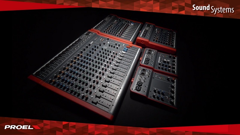 mixer analog proel mq16usb hiệu quả và tiết kiệm năng lượng