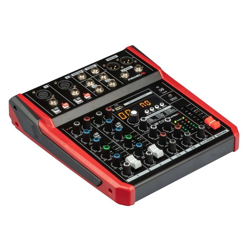 mixer analog proel playmix6 với cổng kết nối đa dạng
