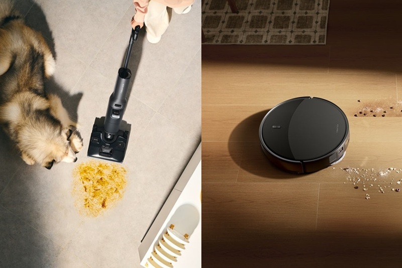 nên mua máy hút bụi cầm tay hay robot hút bụi lau nhà