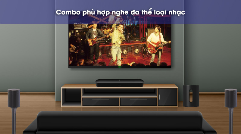 nghe nhạc trên beam + sub mini + era 100