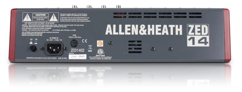 nguồn điện mixer zed-1402