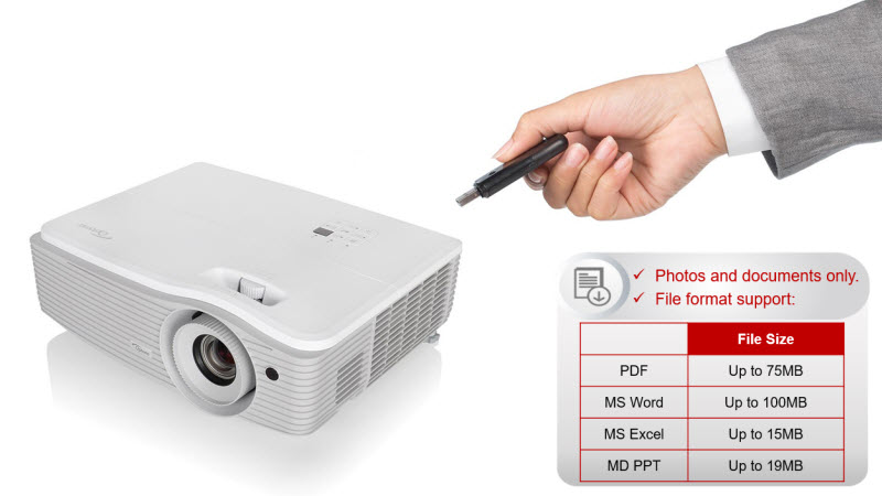 Máy chiếu Optoma W512 phối ghép