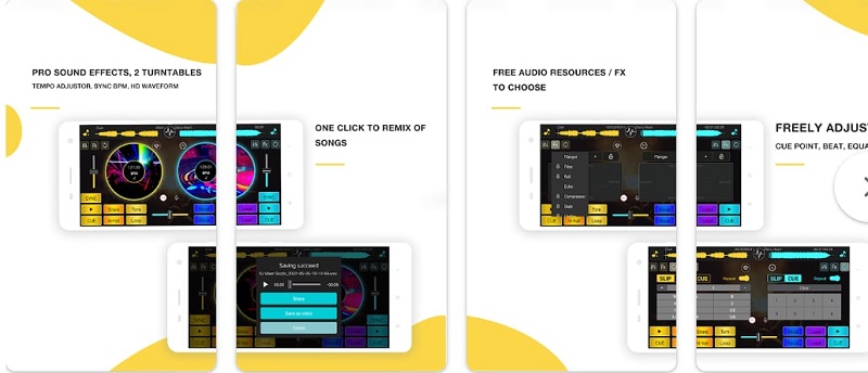 phần mềm dj mixer studio