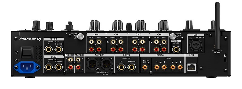 Bàn DJ Pioneer DJM-A9 kết nối