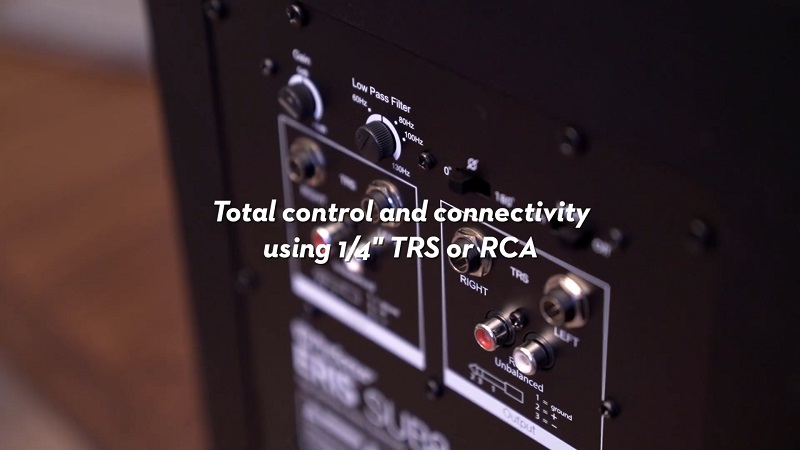 loa presonus eris sub 8 với khả năng tương thích linh hoạt