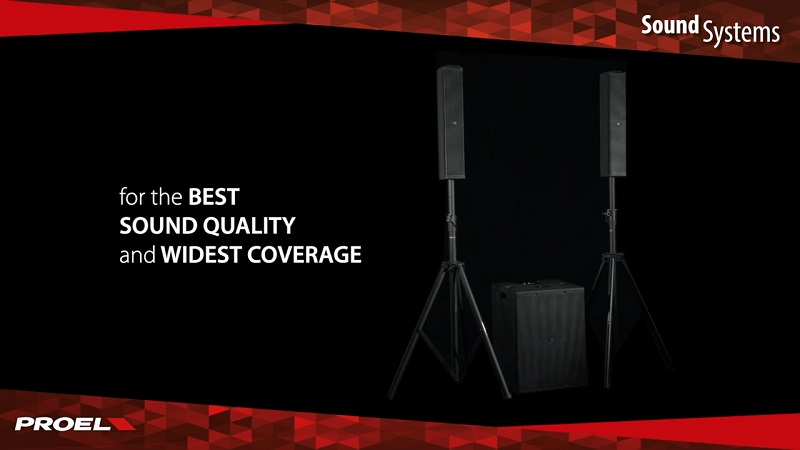 loa cột liền công suất proel session 6 cho hiệu suất âm thanh vượt trội