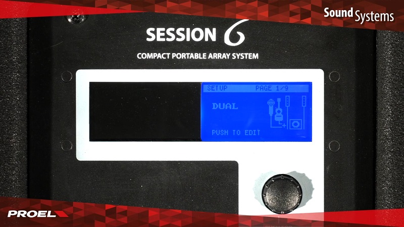 loa cột liền công suất proel session 6 đa dạng chế độ hoạt động