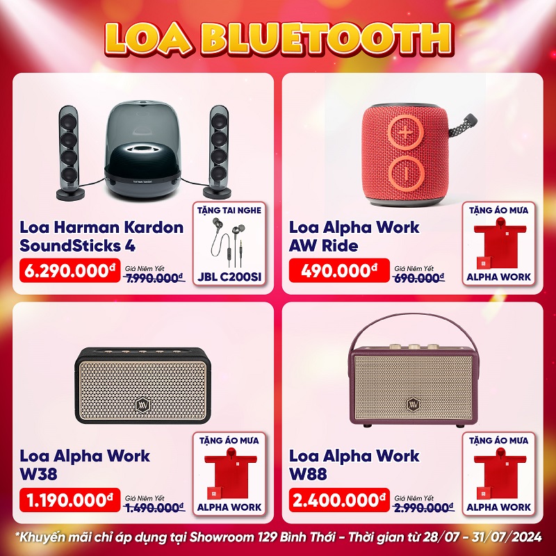 bảng giá sản phẩm sale khai trương