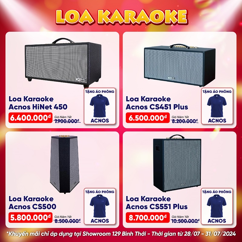 loa karaoke giảm giá khai trương