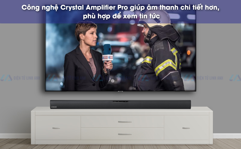 Loa thanh Samsung HW-F355 phù hợp để xem tin tức