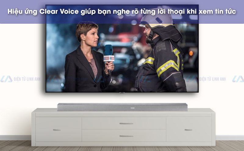 Samsung HW-K551 phù hợp xem các chương trình truyền hình