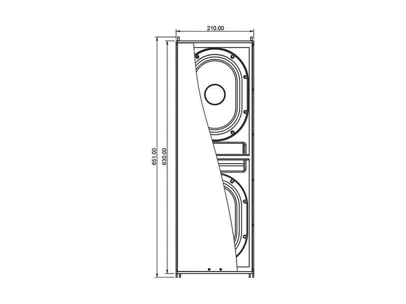 Loa SE-Audiotechnik M-F3A FS thiết kế