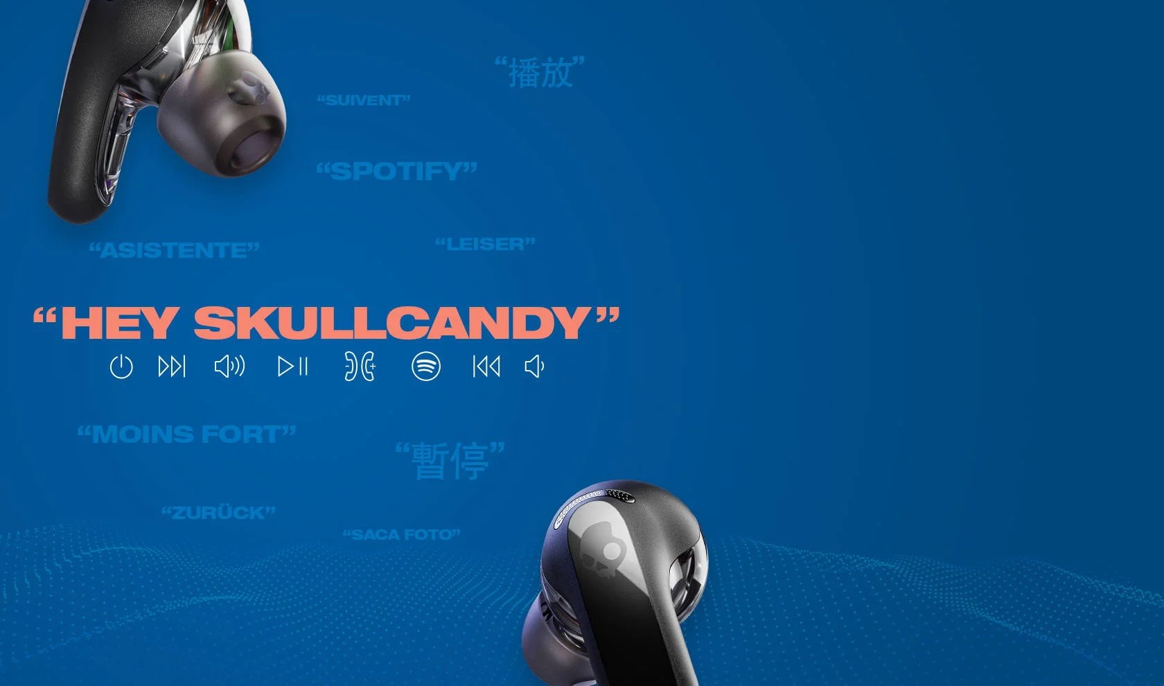 Tai nghe không dây Skullcandy Rail ANC tích hợp điều khiển giọng nói