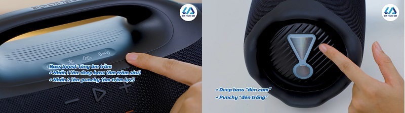 so sánh chế độ đèn trên boombox 4