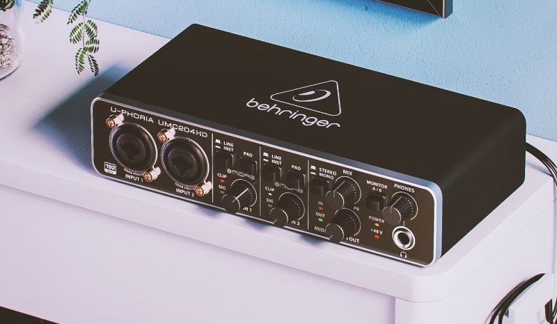 soundcard behringer umc204hd