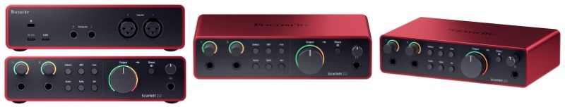 soundcard focusrite scarlett 2i2 4th gen thiết kế
