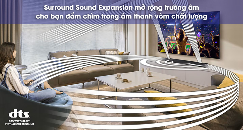 surround sound expansion trên loa hw-a650