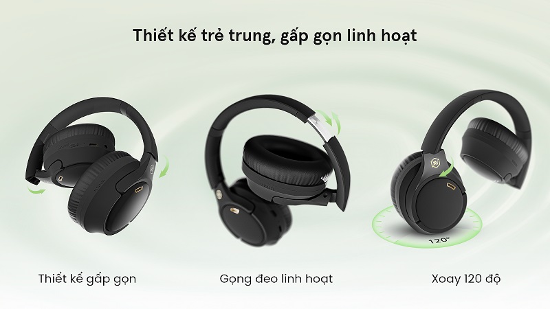tai nghe alpha works flex 680 với thiết kế linh hoạt