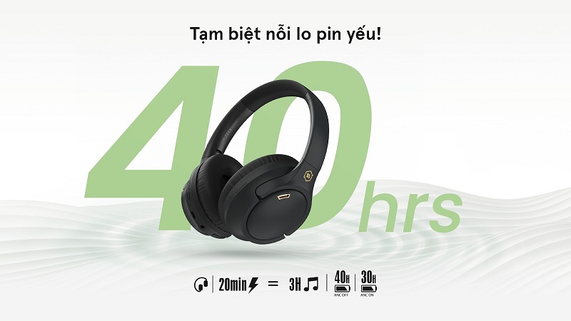 tai nghe alpha works flex 680 với thời lượng pin dài