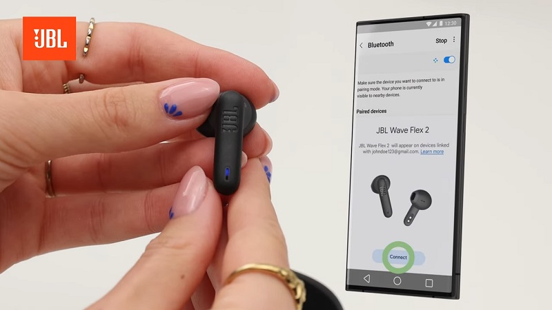 tai nghe jbl wave flex 2 với khả năng kết nối linh hoạt