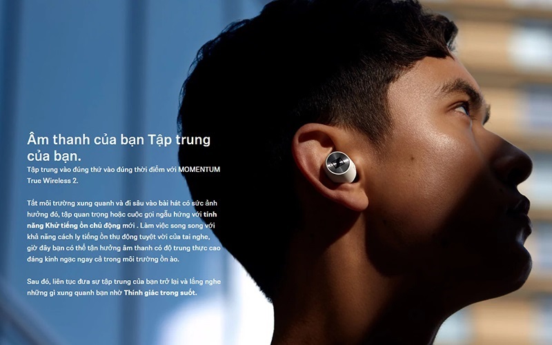 Tai nghe Sennheiser Momentum True Wireless 2 mua o dau