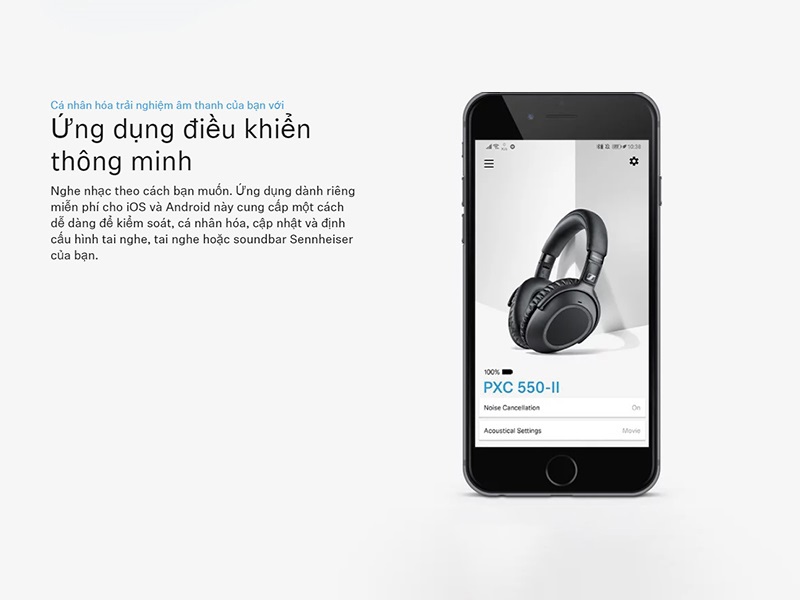 Tai nghe Sennheiser PXC 550-II so sanh gia