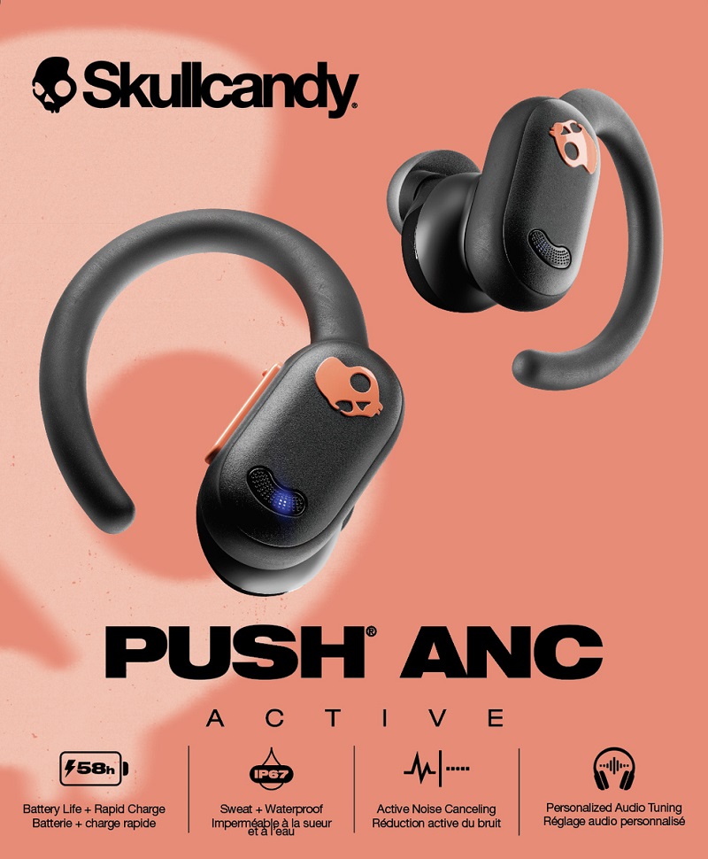 tai nghe skullcandy push anc active dễ dàng kết nối và điều khiển