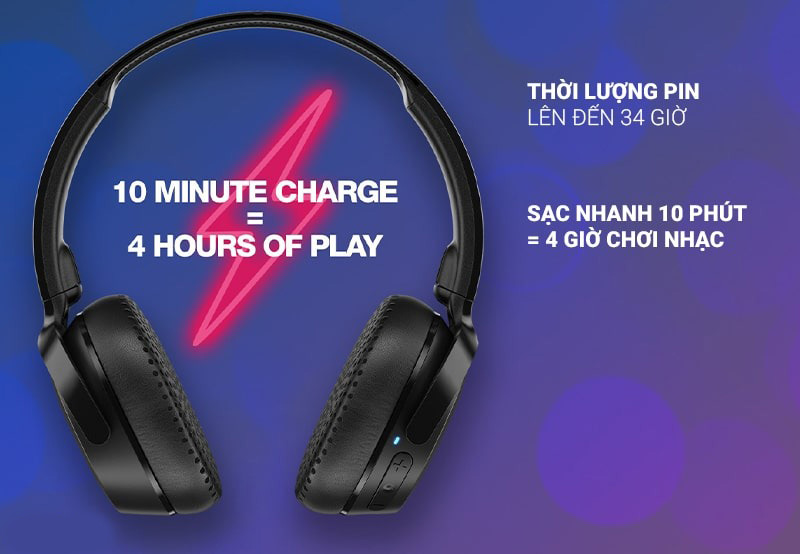 Tai nghe Skullcandy Riff Wireless 2