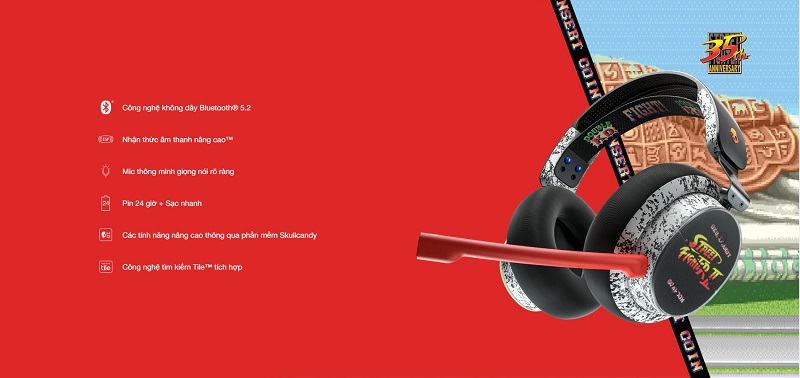 Tai nghe Skullcandy Street Fighter PLYR