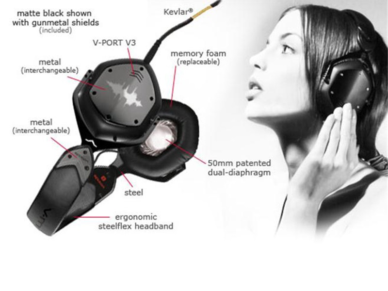 phối ghép tai nghe V-MODA LP2 Vocal