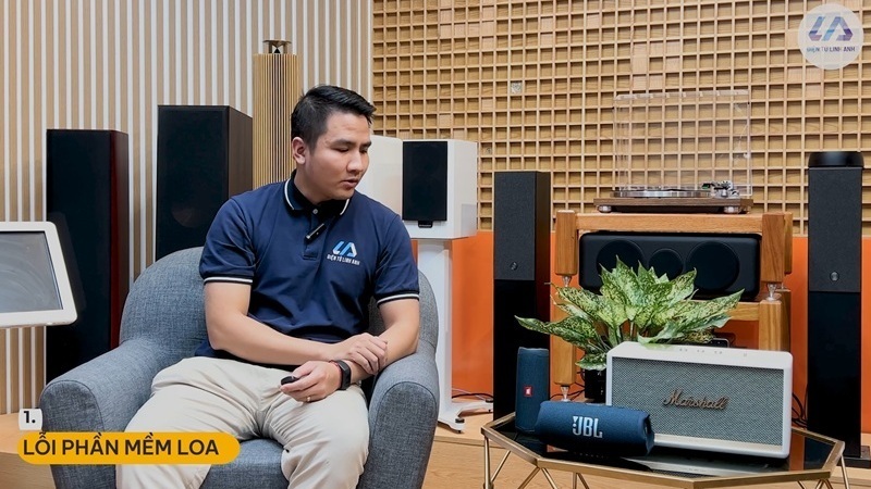 tắt nguồn hoặc rút nguồn khi loa đang cập nhật phần mềm