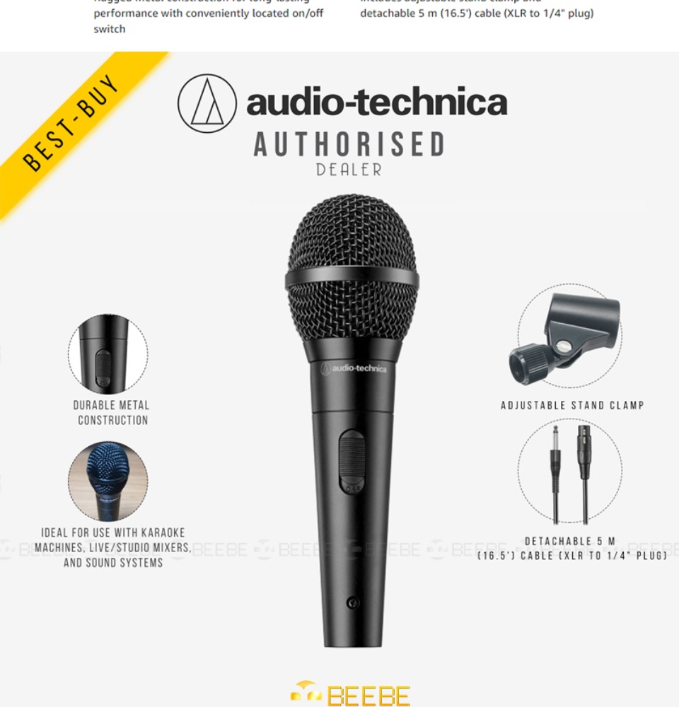 Micro Audio Technica ATR1300X có ưu điểm nhỏ, gọn, nhẹ