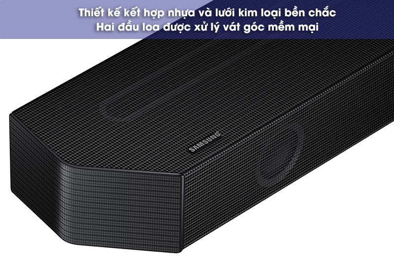 thiết kế ấn tượng của soundbar samsung q630b