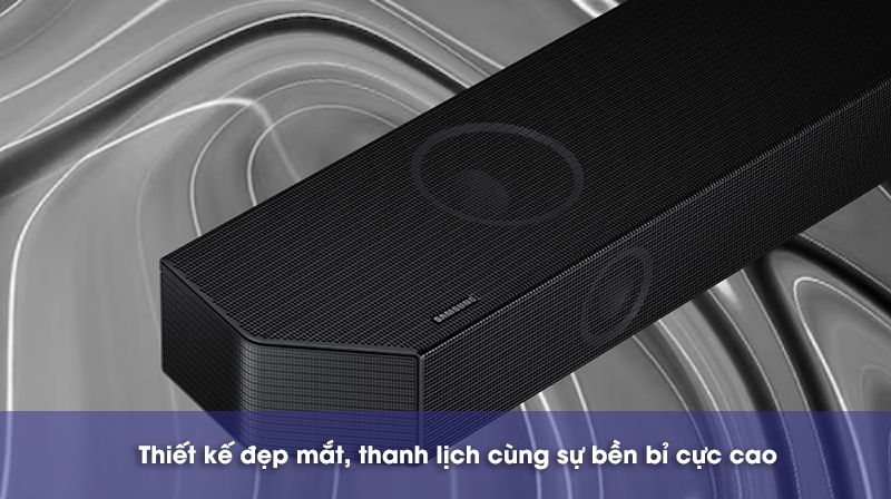 thiết kế chất liệu của loa hw q700b