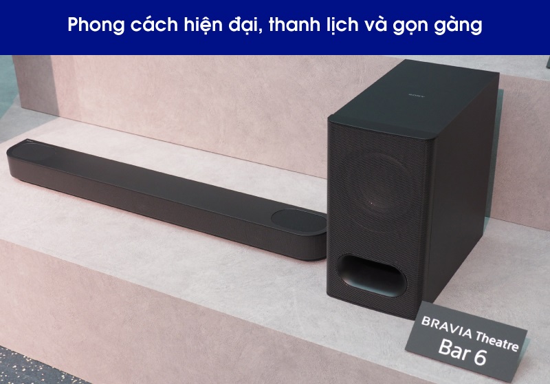 thiết kế dàn soundbar sony ht-b600