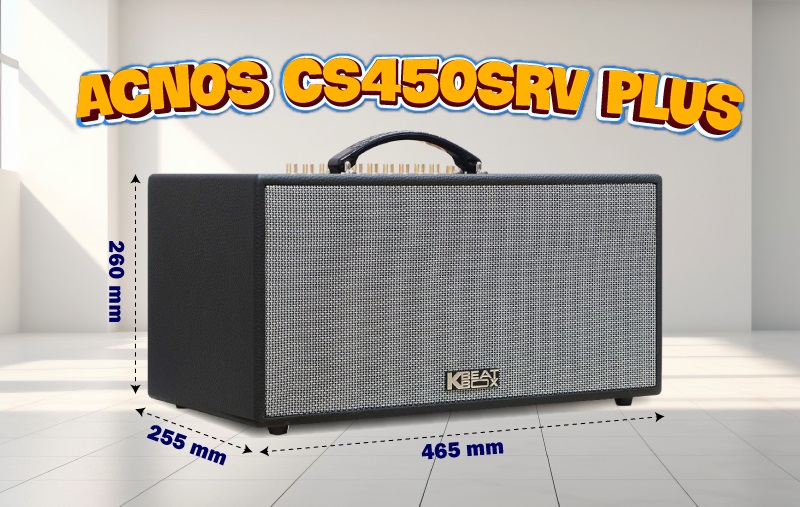 thiết lế loa acnos cs450 srv plus