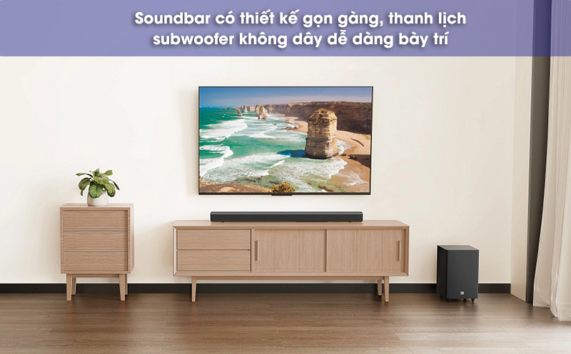 thiết kế loa thanh jbl cinema sb550