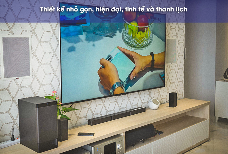 thiết kế của loa thanh sony ht-rt3