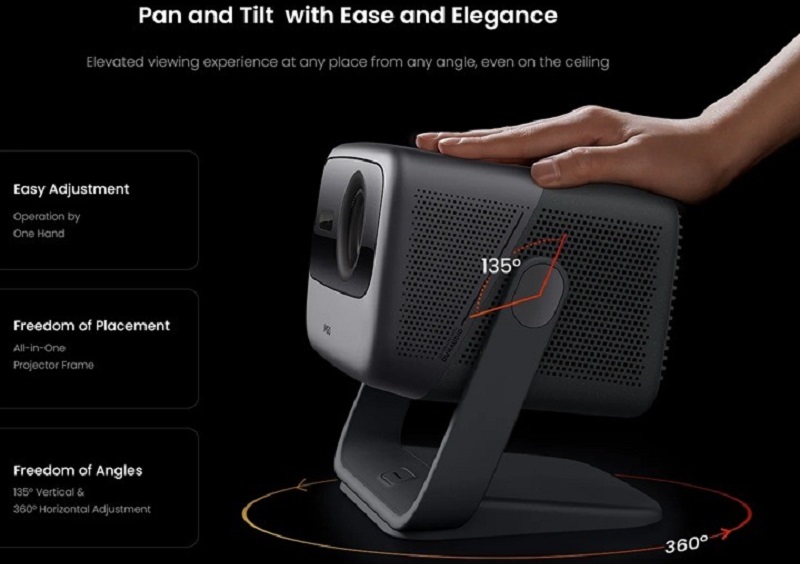 thiết kế máy chiếu n1 ultra 4k