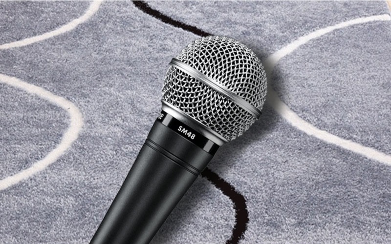 thiết kế micro shure sm48-lc-x