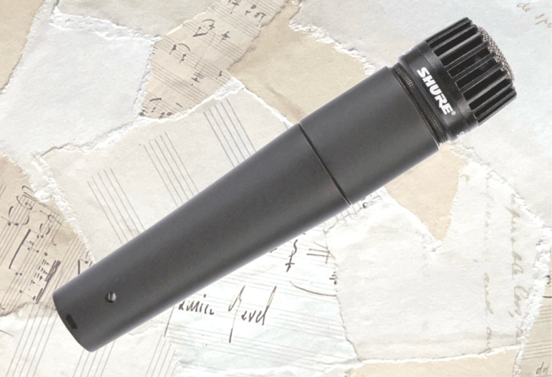 thiết kế micro shure sm57lc-x