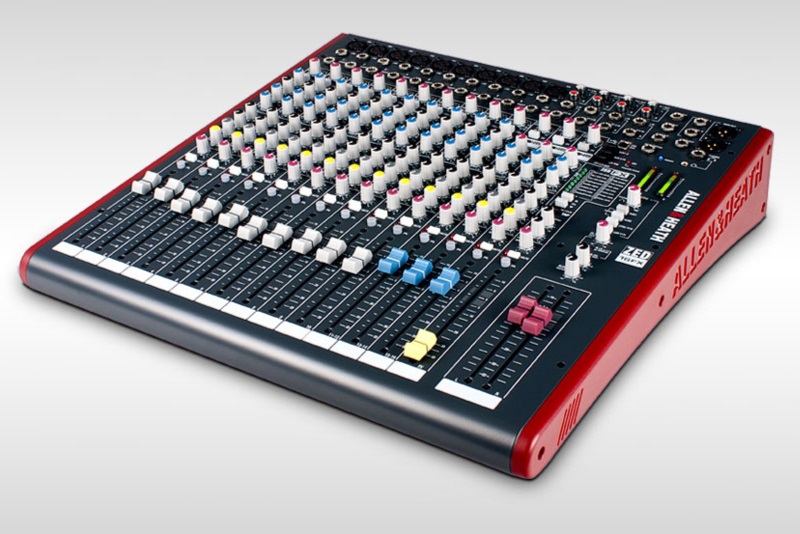 thiết kế mixer allen heath zed-16fx
