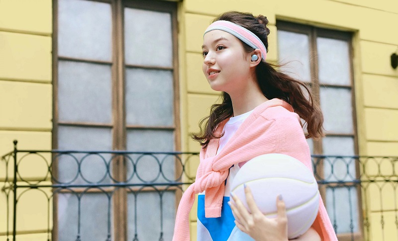 thiết kế tai nghe bluetooth sony wf-C510