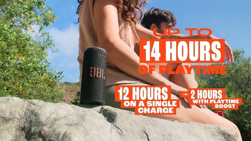 thời lượng pin của jbl grip